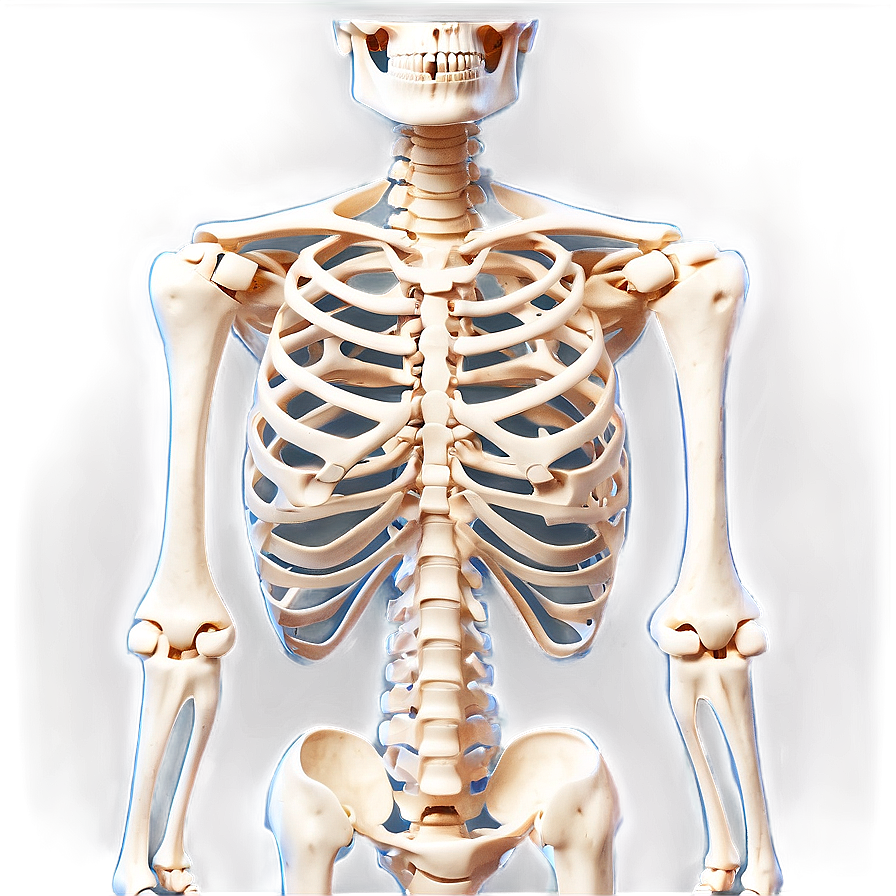 Human Skeleton Front View Png 06262024 PNG Image