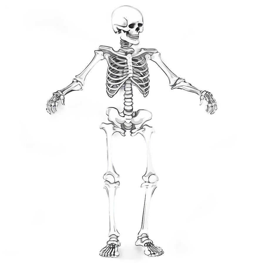 Human Skeleton In Motion Png 90 PNG Image