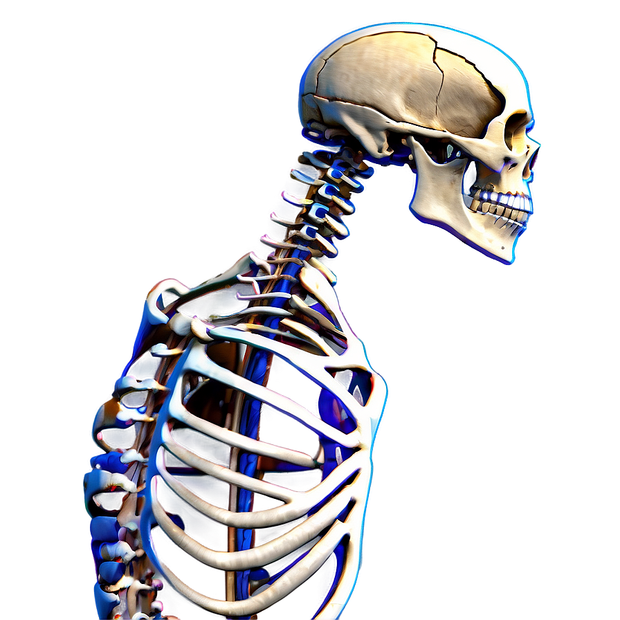 Human Skeleton Side View Png Ryi61 PNG Image