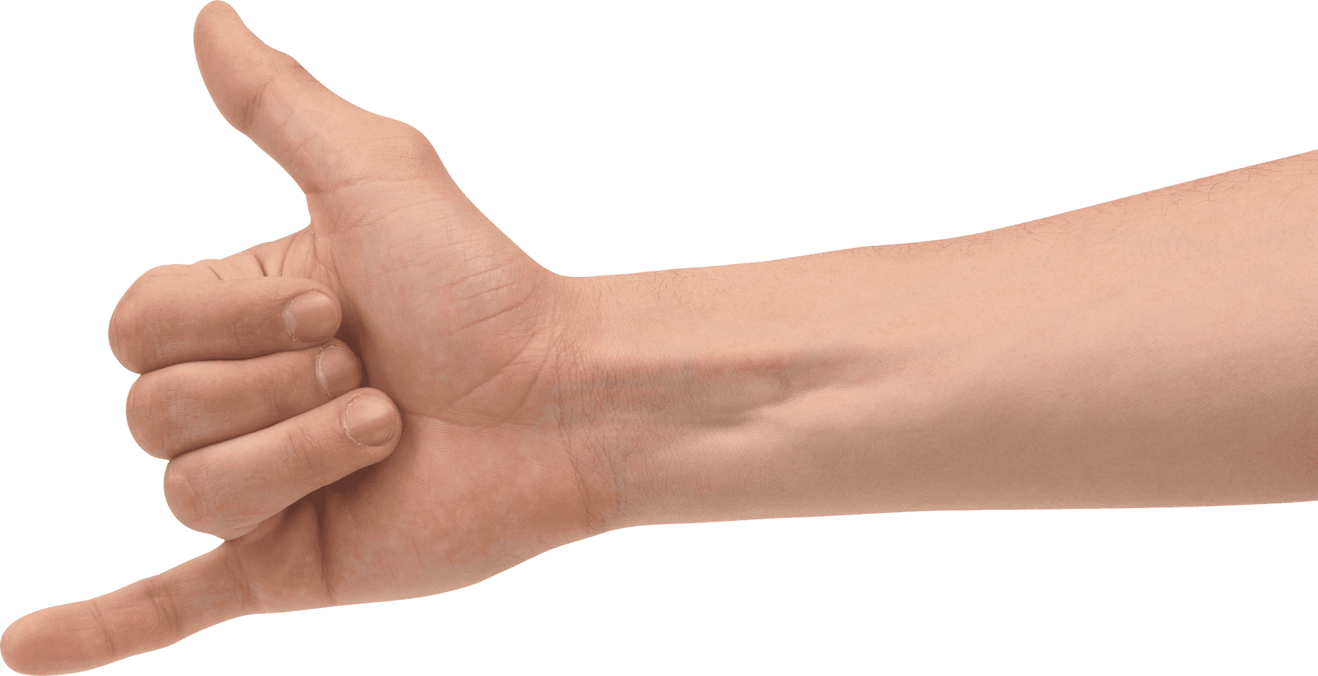 Human Thumbs Up Gesture PNG Image