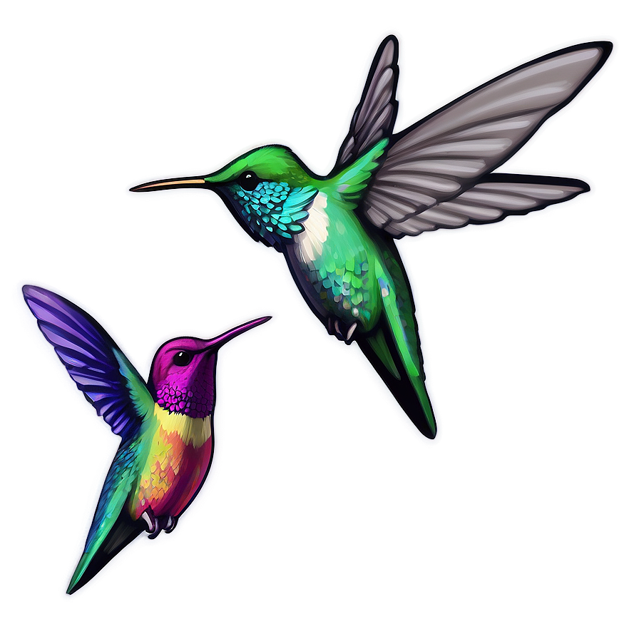 Hummingbird Digital Art Png 88 PNG Image