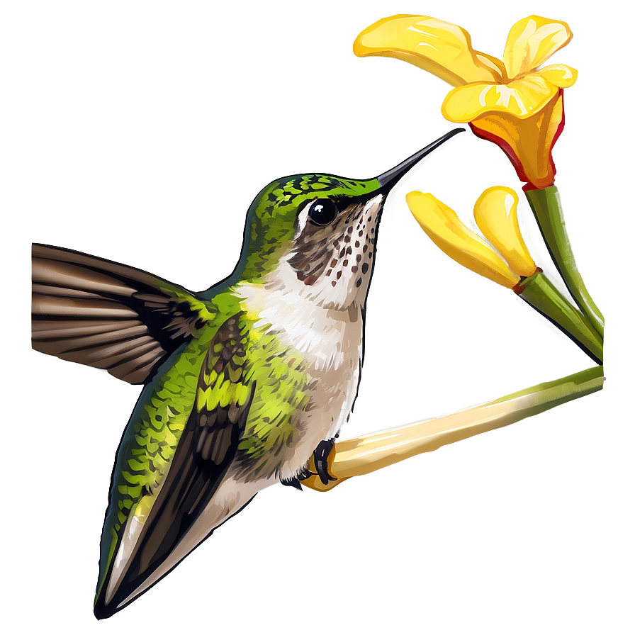 Hummingbird Feeding Png Ewx32 PNG Image