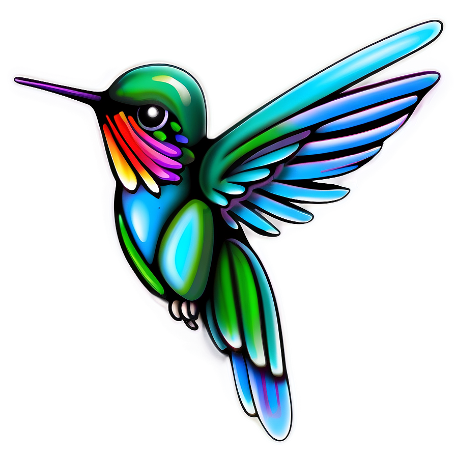 Hummingbird Tattoo Design Png Eup PNG Image