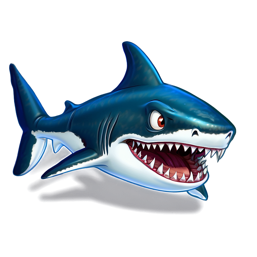 Hungry Shark Cartoon Png 06262024 PNG Image