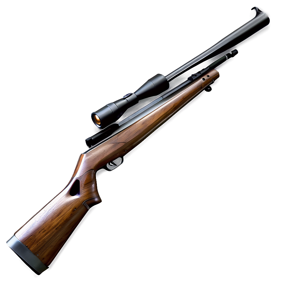 Hunting Rifle With Extended Magazine Png Tjg93 PNG Image