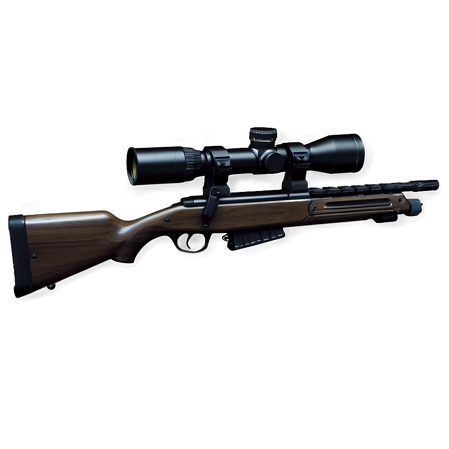 Hunting Rifle With Night Vision Png Kav37 PNG Image