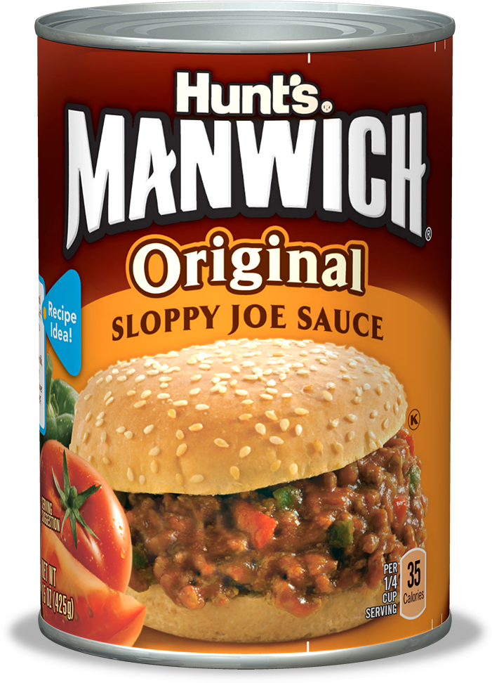 Hunts Manwich Original Sloppy Joe Sauce Can PNG Image