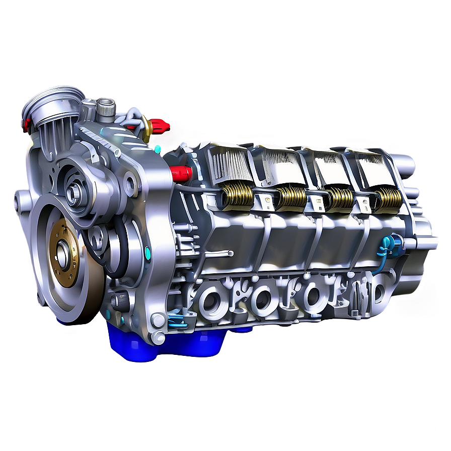 Hybrid Car Engine Schematic Png Bwp PNG Image