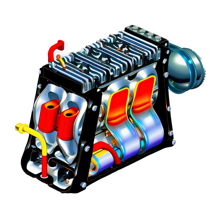 Hybrid Electric Car Engine Diagram Png Ohb PNG Image