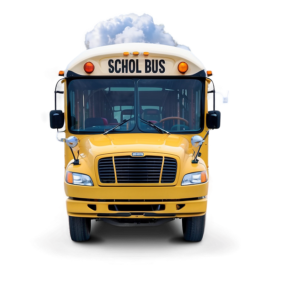 Hybrid Technology School Bus Png Yon PNG Image