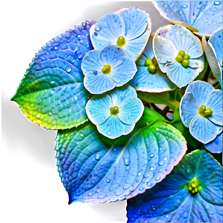 Hydrangea Close-up Png Mkx99 PNG Image