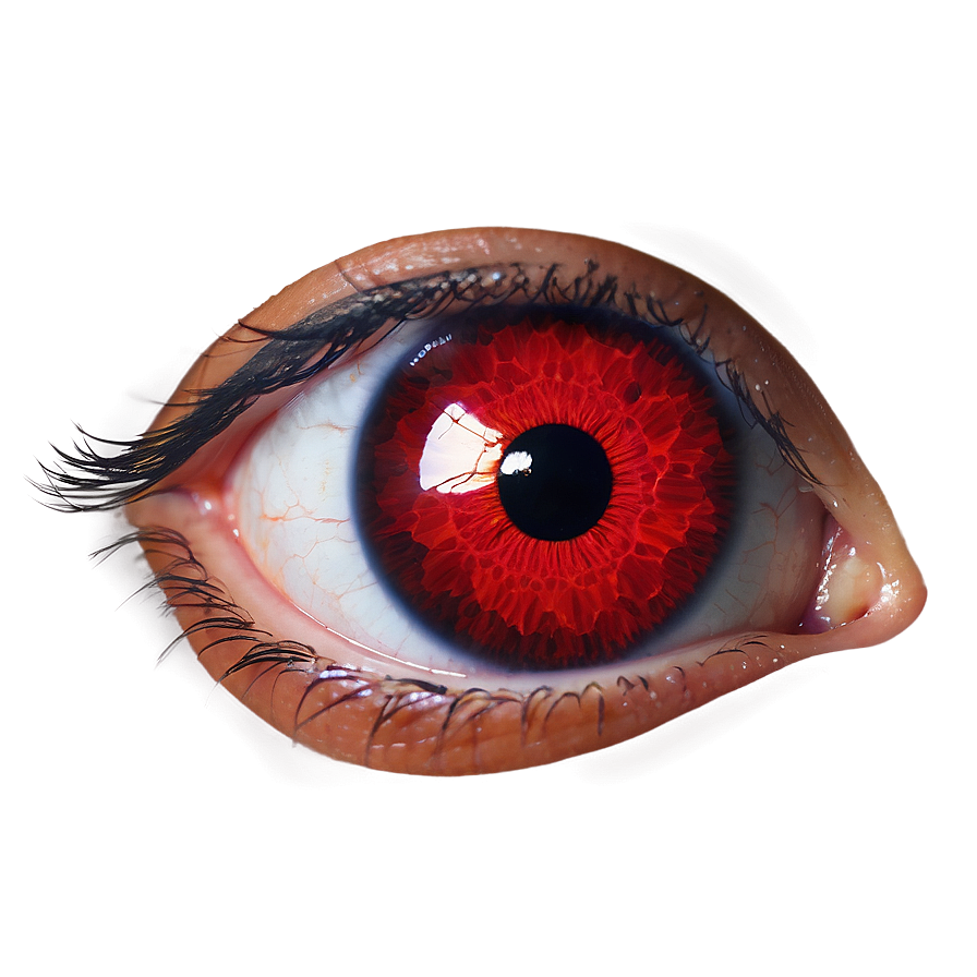 Hypnotic Red Eye Glow Png Kpr39 PNG Image