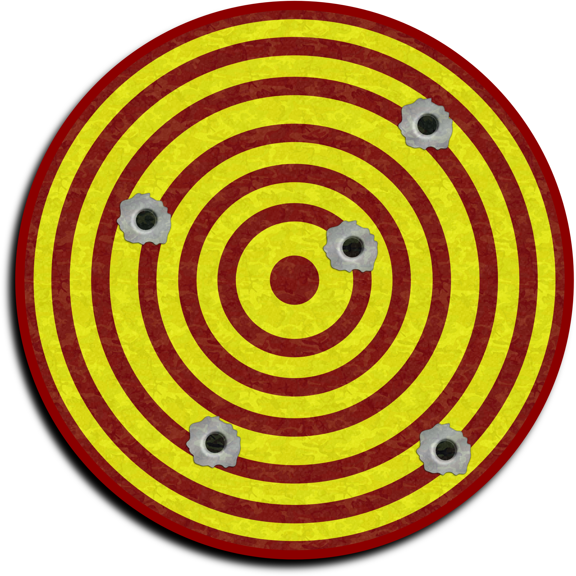 Hypnotic Spiral Target Illusion.png PNG Image