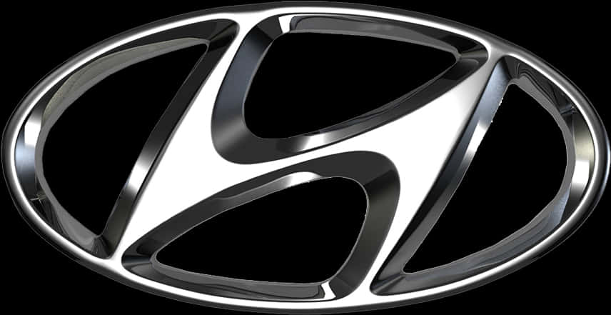 Hyundai Logo3 D Rendering PNG Image