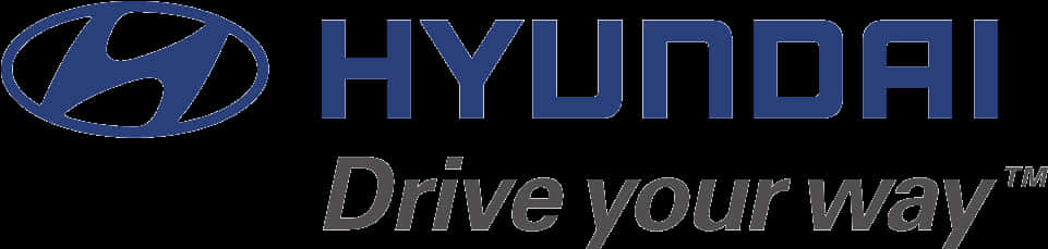 Hyundai Logowith Slogan PNG Image