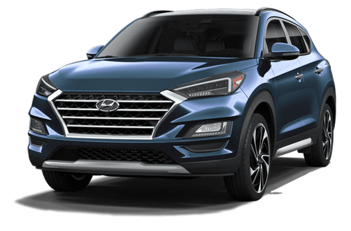 Hyundai S U V Blue Profile View PNG Image