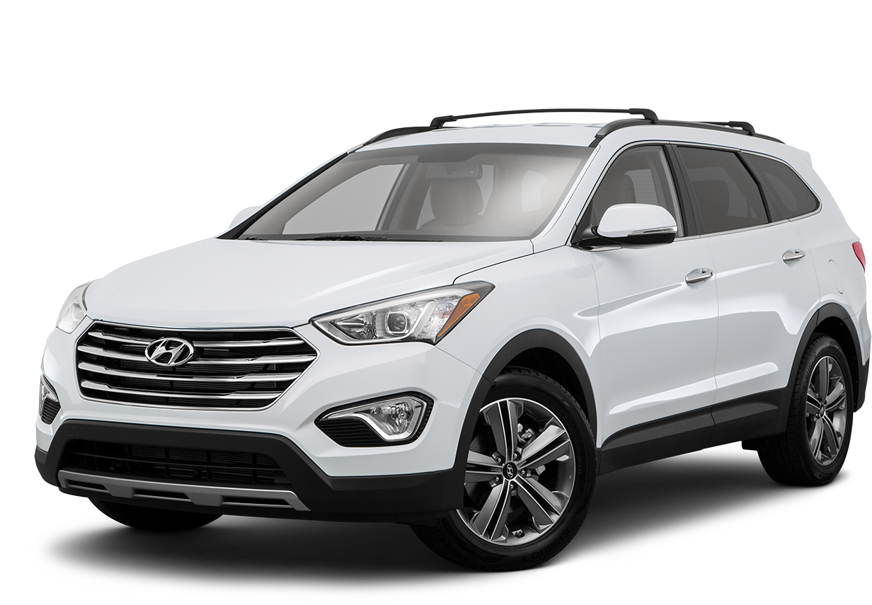 Hyundai S U V White Profile View PNG Image