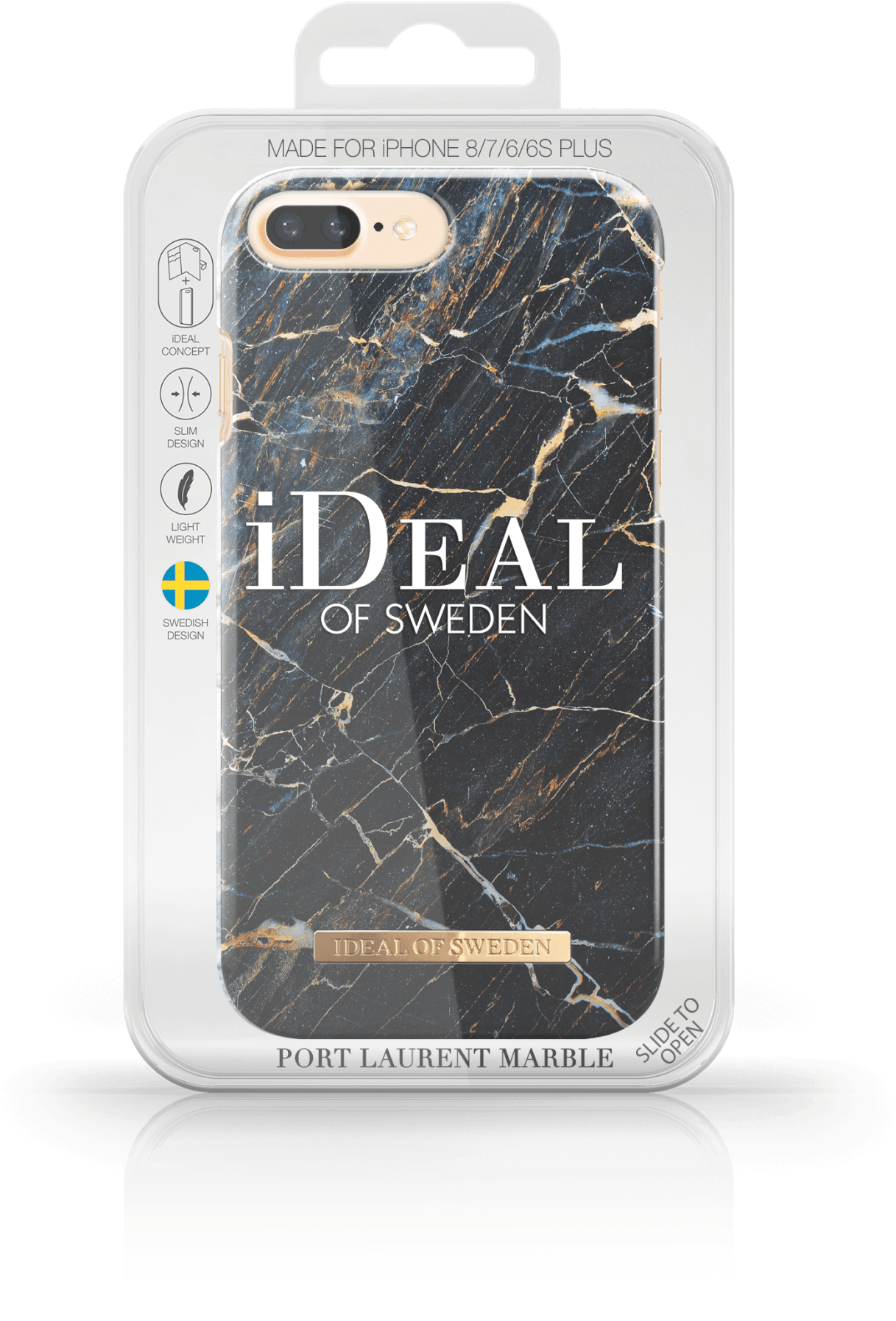 I Dealof Swedeni Phone Case Marble Design PNG Image