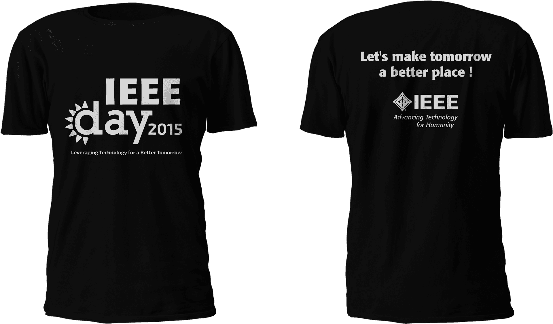 I E E E Day2015 Event T Shirt Design PNG Image