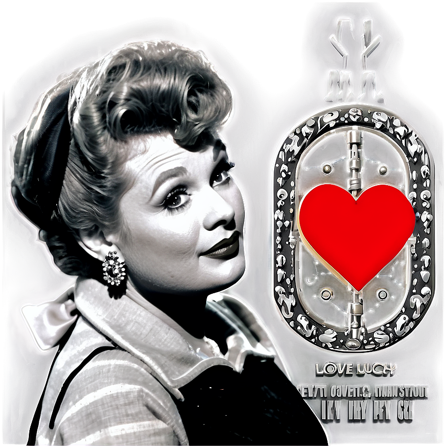 I Love Lucy Black And White Png 39 PNG Image