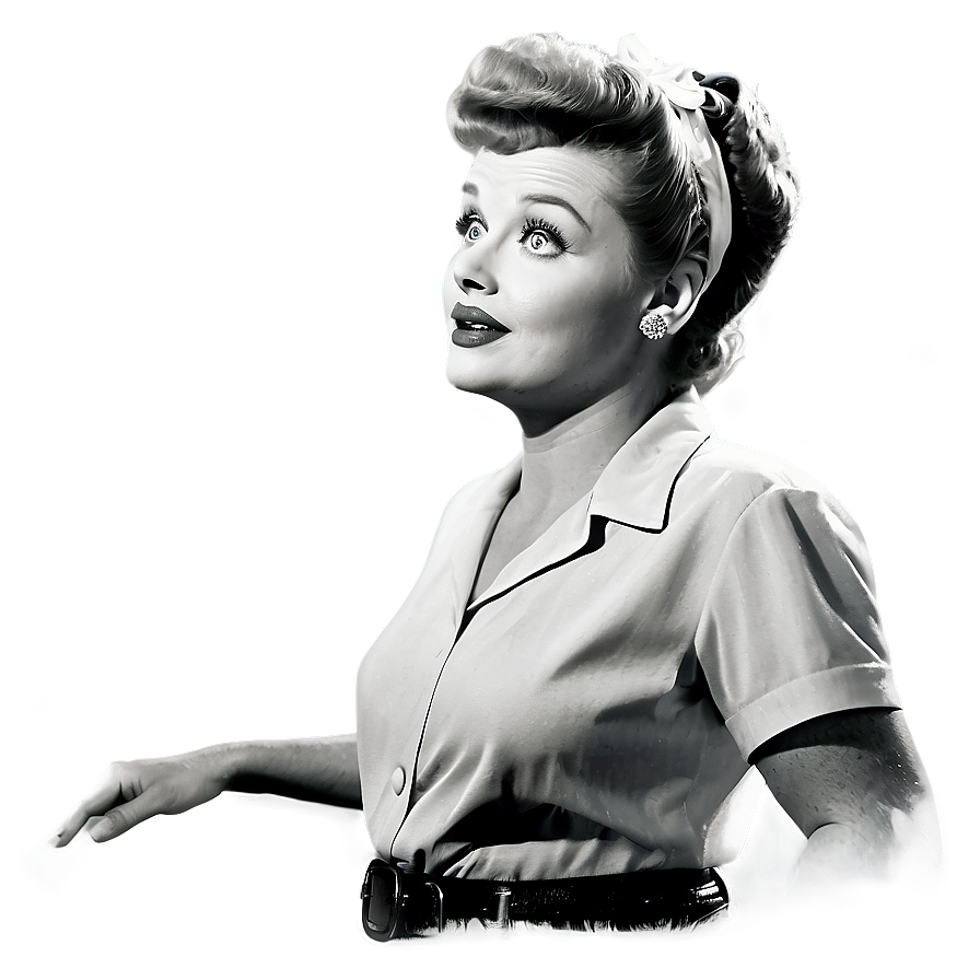 I Love Lucy Black And White Png 97 PNG Image