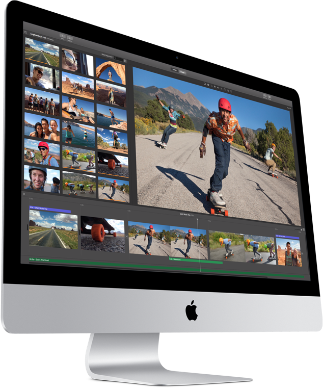 I Mac Displaying Photo Editing Software PNG Image