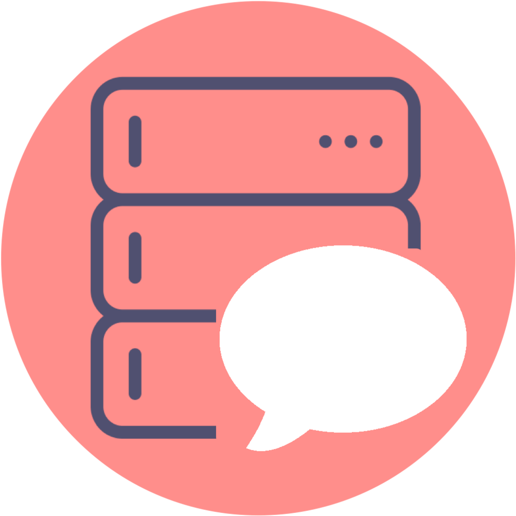 I Message Chat Bubbles Icon PNG Image