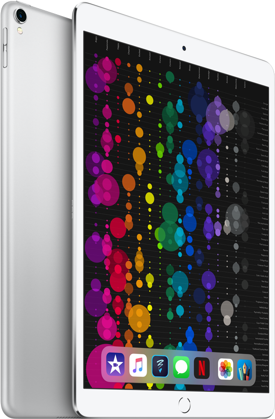 I Pad Pro Colorful Display Dock Icons PNG Image