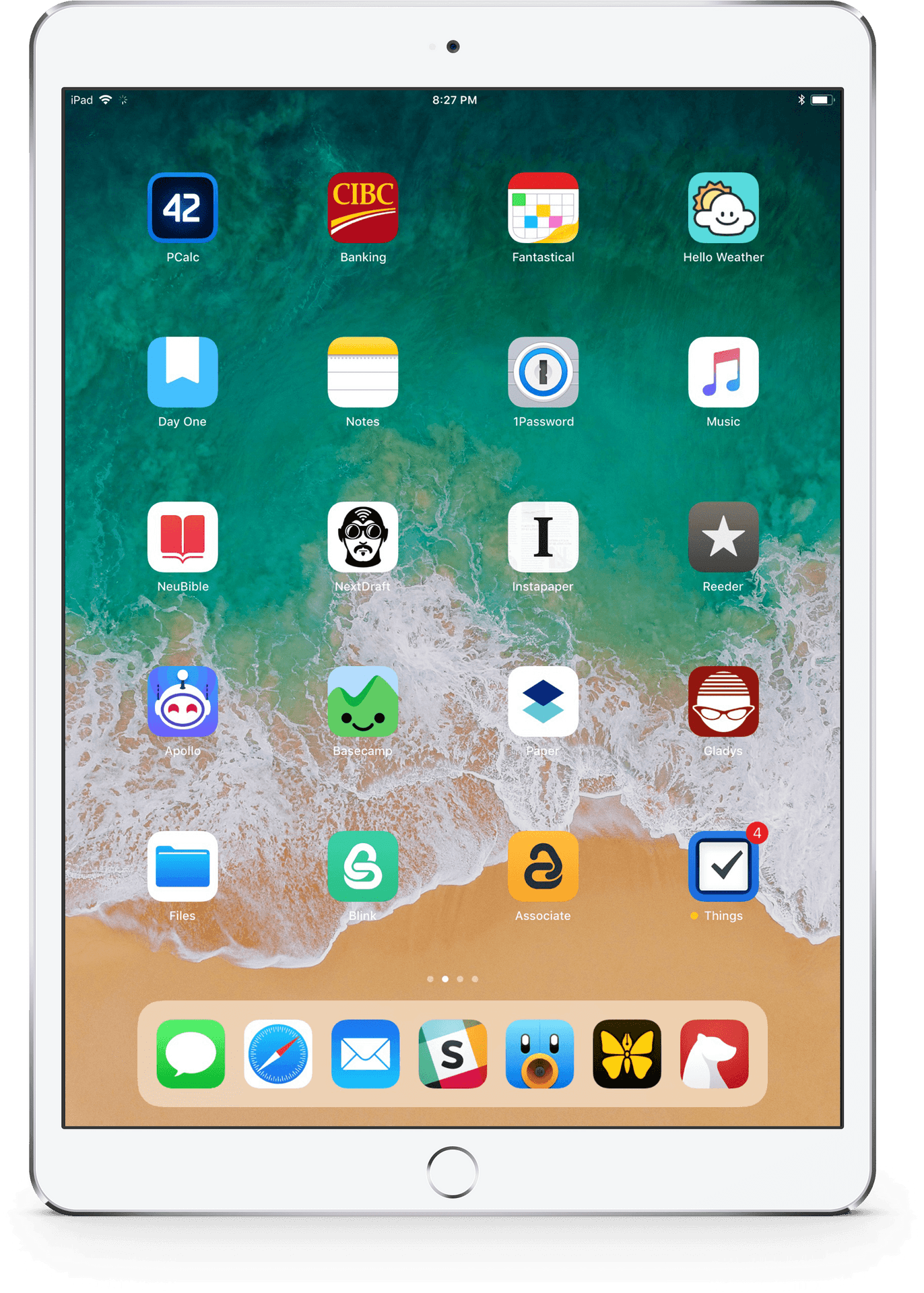 I Pad Pro Home Screen Display PNG Image