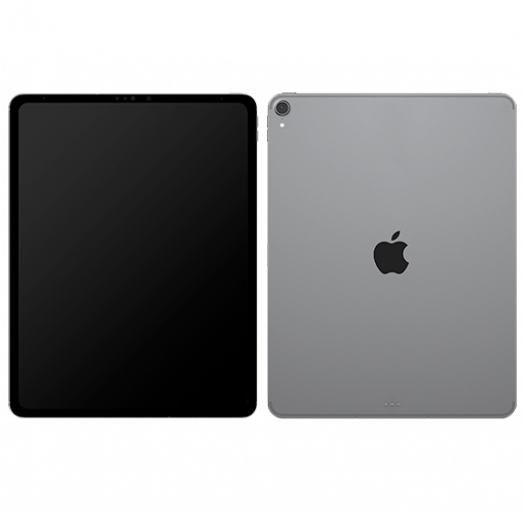 I Pad Pro Space Gray Frontand Back PNG Image