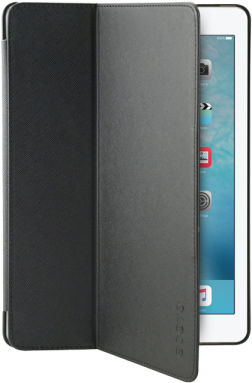 I Pad Prowith Black Cover PNG Image