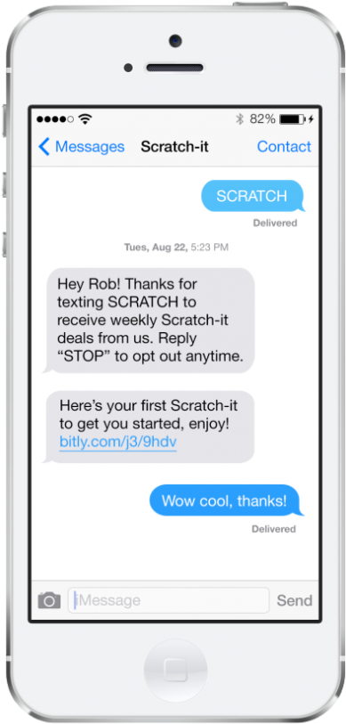 I Phone Text Messaging Mockup PNG Image