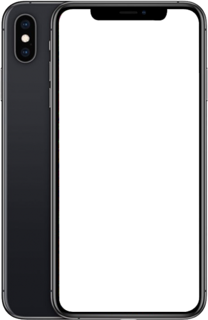 I Phone X Frontand Back View PNG Image