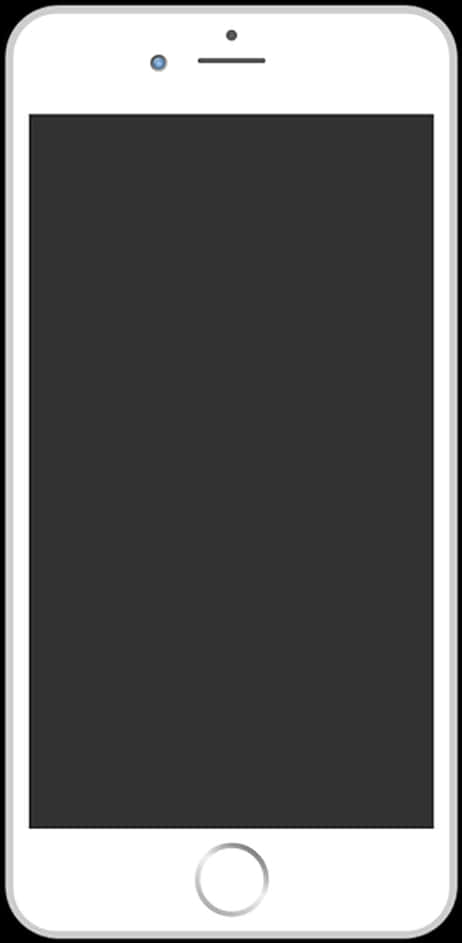 I Phonewith Blank Screen PNG Image