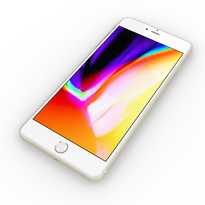 I Phonewith Colorful Displayon Black Background PNG Image