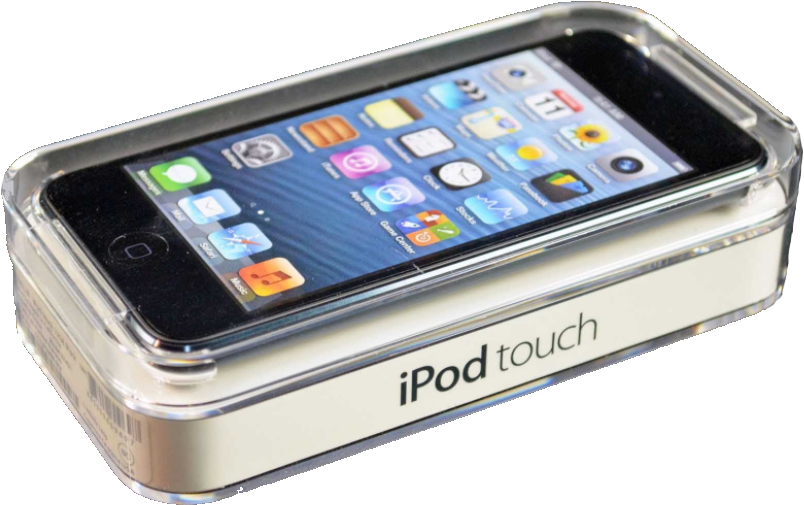 I Pod Touch Transparent Packaging PNG Image