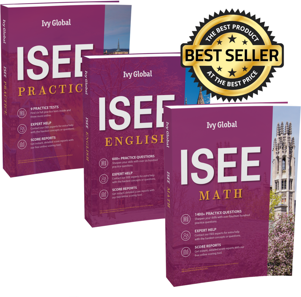 I S E E Practice Books Best Seller Seal PNG Image