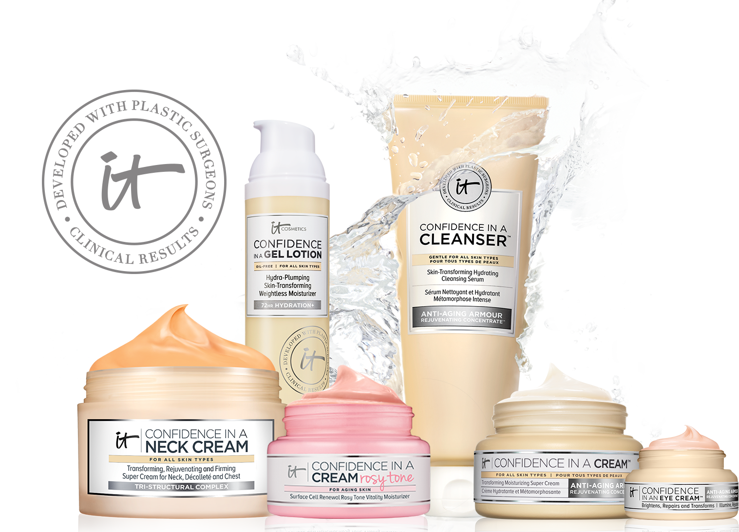 I T Cosmetics Skincare Collection PNG Image