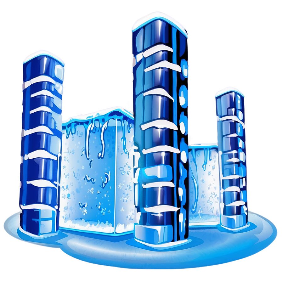 Ice Block Building Png 05032024 PNG Image