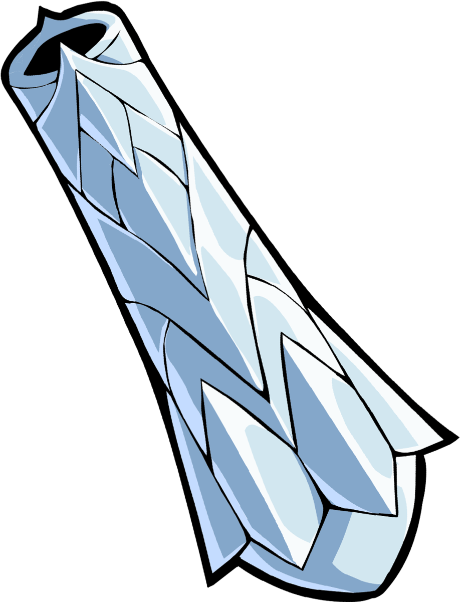 Ice Cannonball Cartoon PNG Image