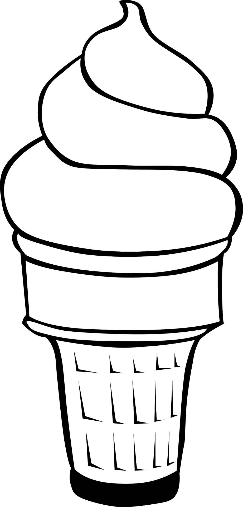 Ice Cream Cone Clipart PNG Image