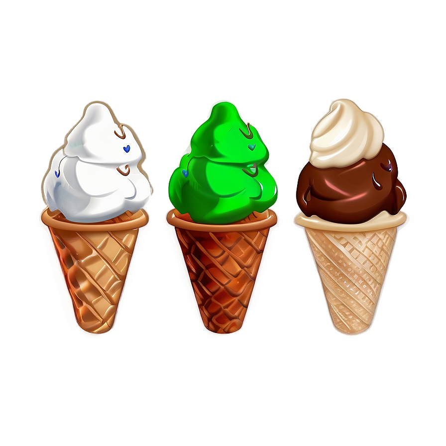 Ice Cream Cone Pattern Png Std99 PNG Image