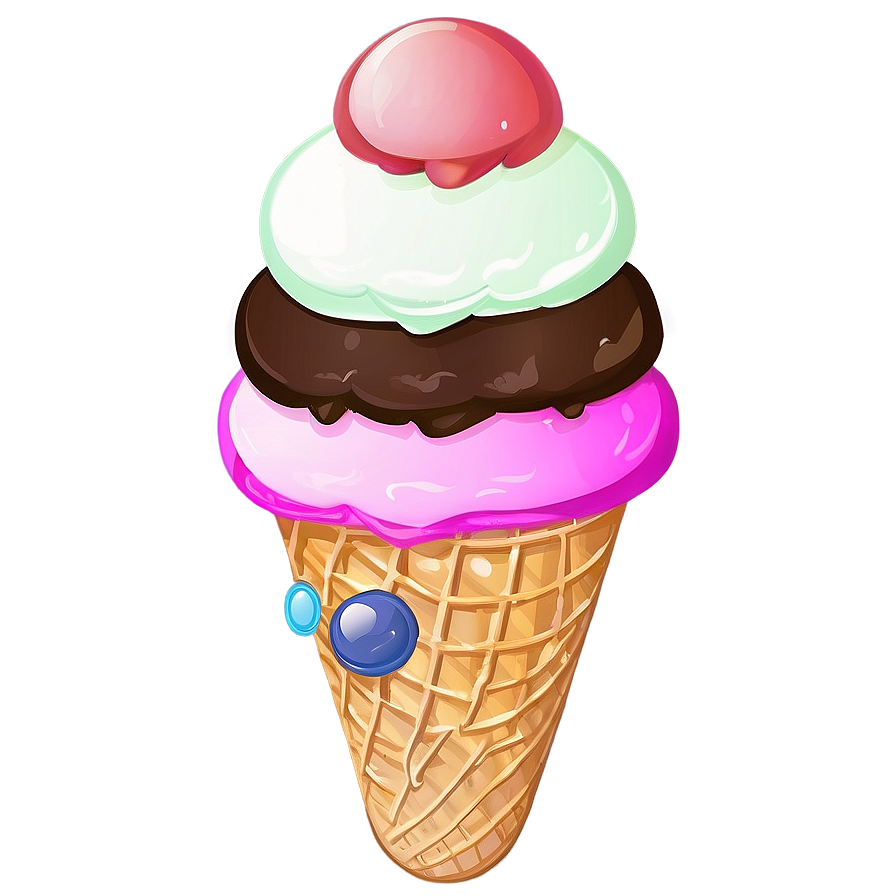 Ice Cream Cone Sketch Png Qui9 PNG Image