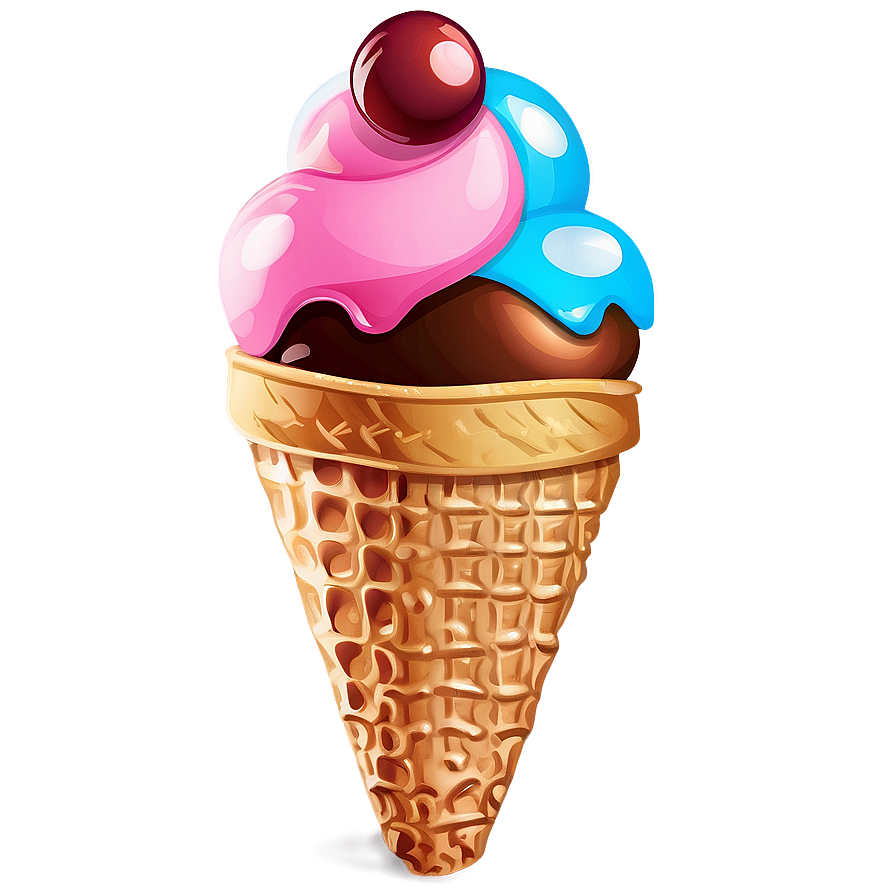 Ice Cream Cone Vector Png 05252024 PNG Image