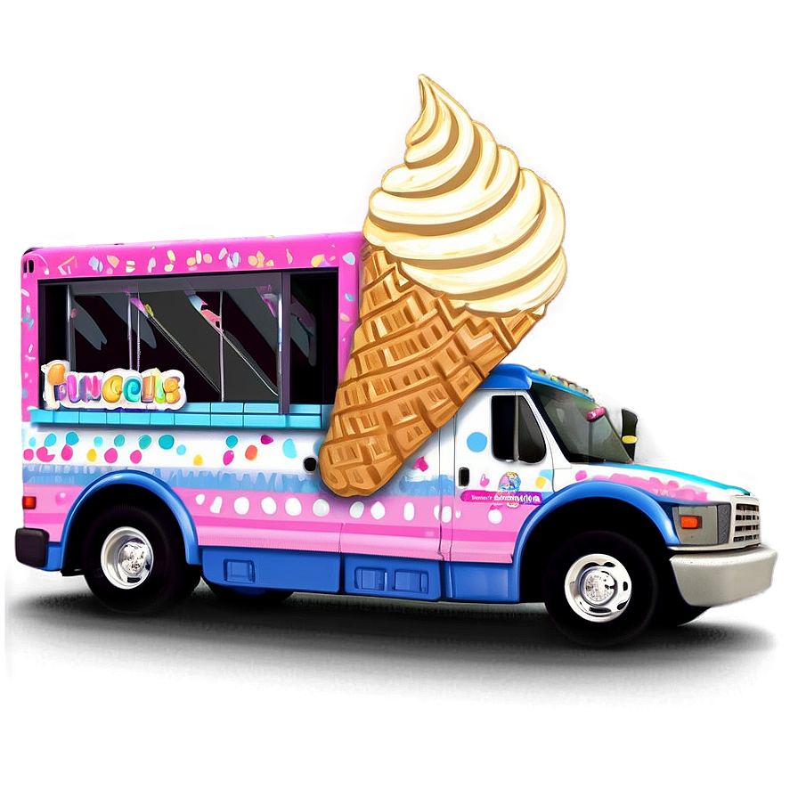 Ice Cream Truck Special Edition Png Psq PNG Image