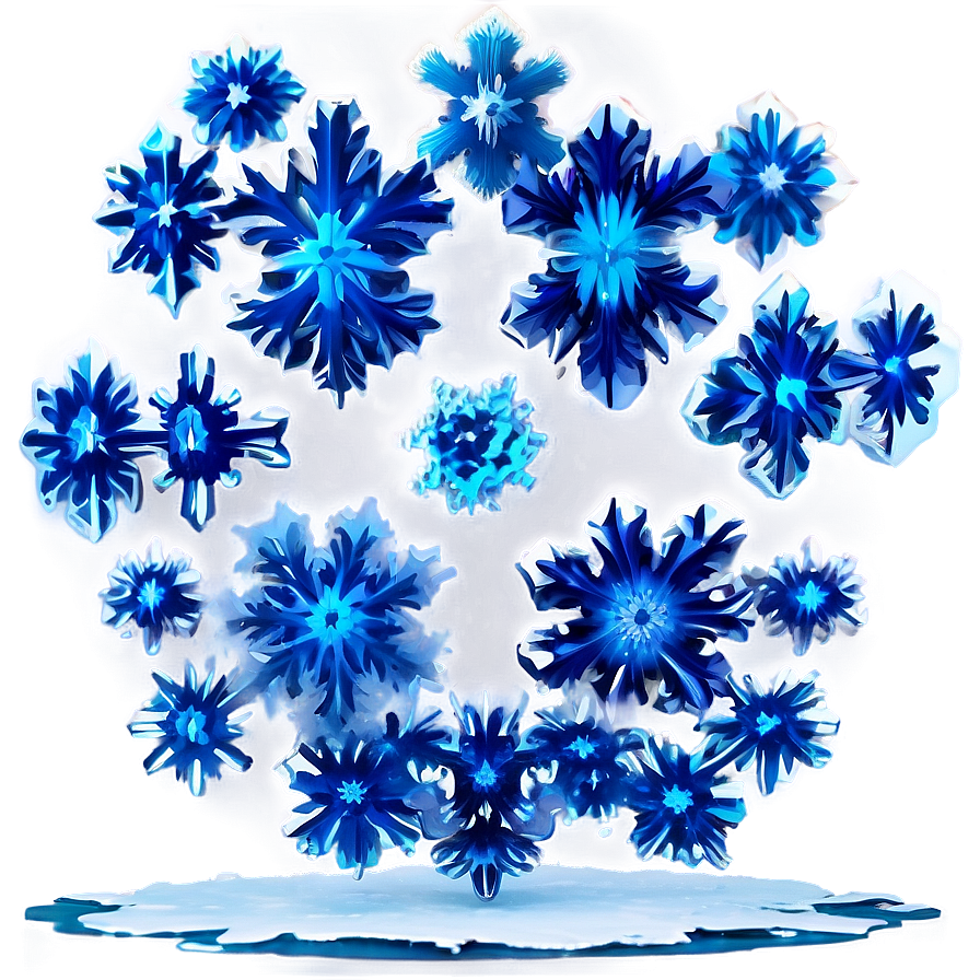 Ice Crystal Formation Png Vxc22 PNG Image