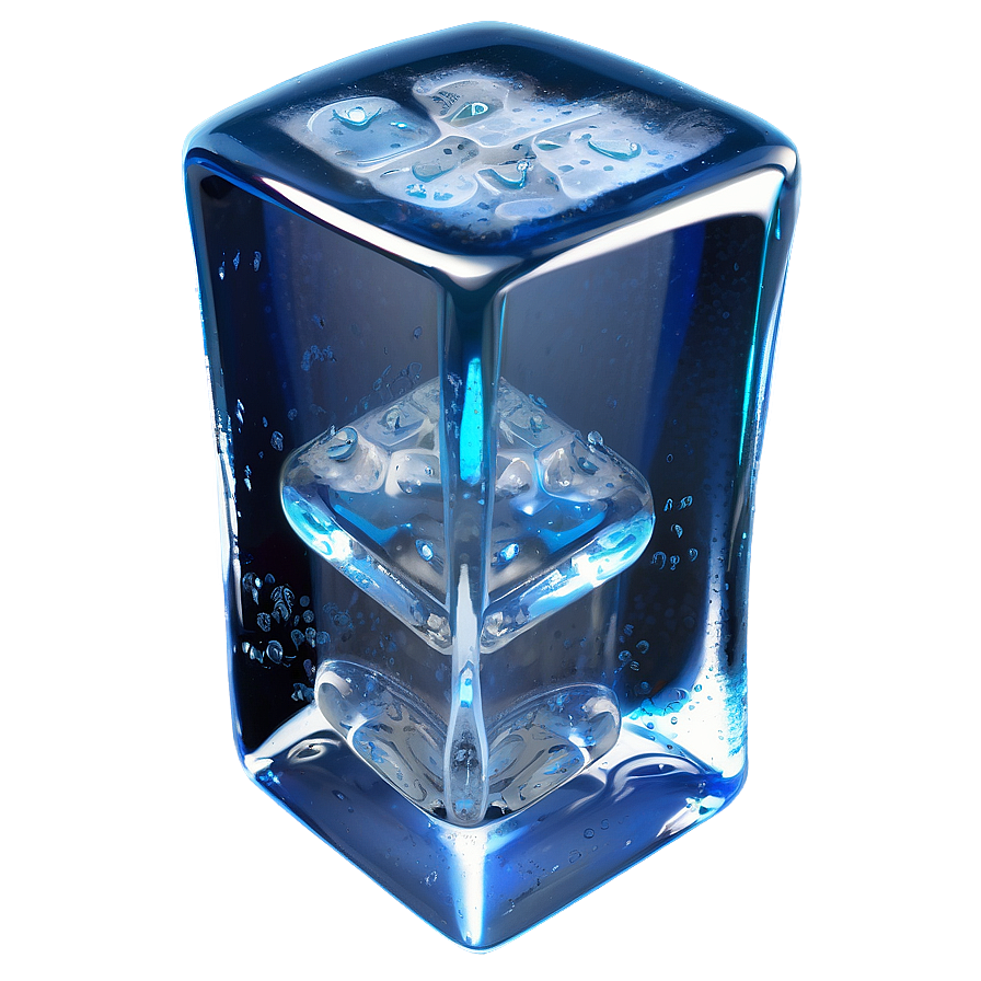 Ice Cube 3d Model Png Bct PNG Image