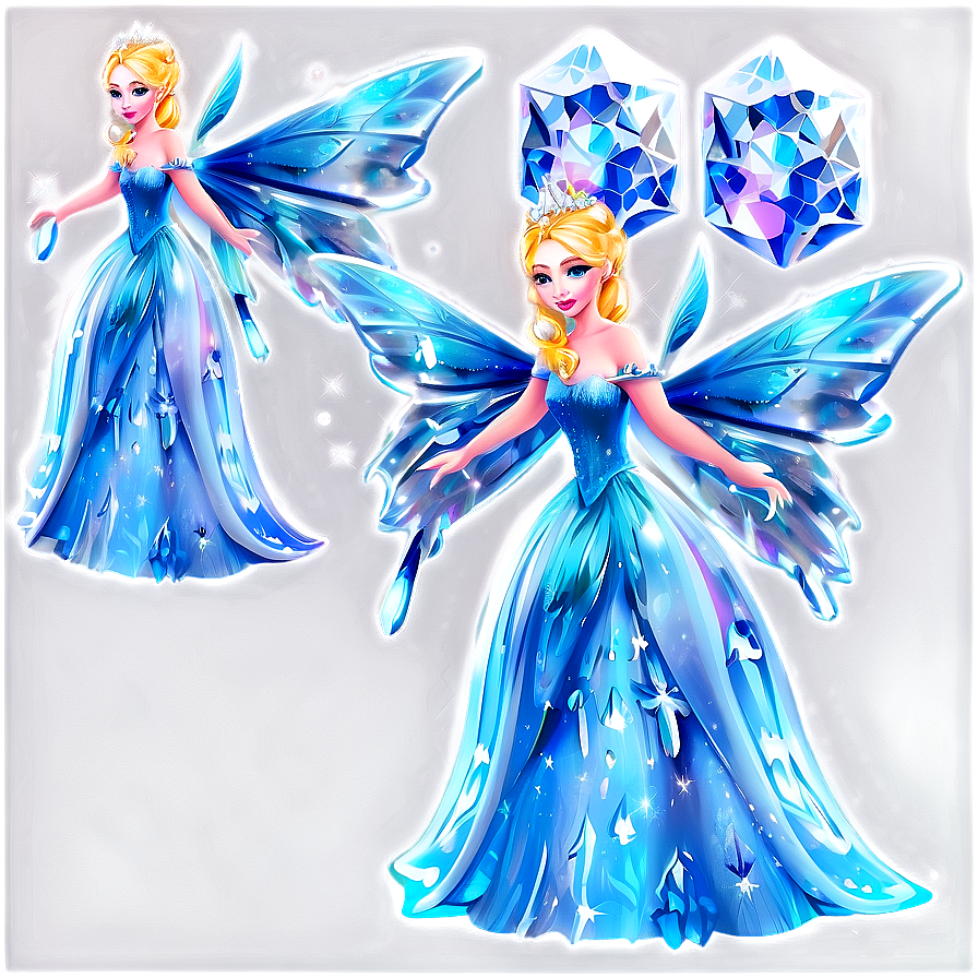 Ice Fairy Princess Png Rvv2 PNG Image