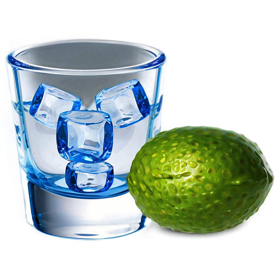 Ice Shot Glass Png Aom89 PNG Image