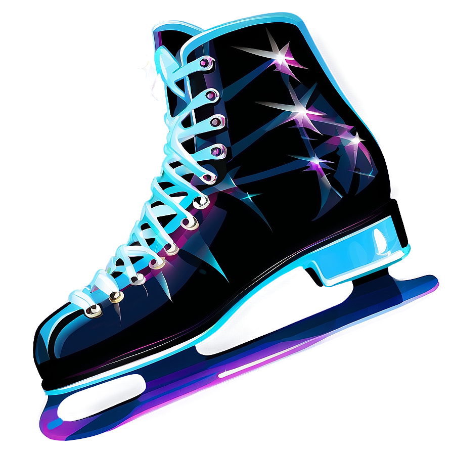 Ice Skate Design Png Jxe84 PNG Image